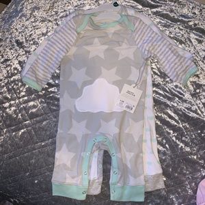 Cloud Island 2PC UNISEX Romper Set